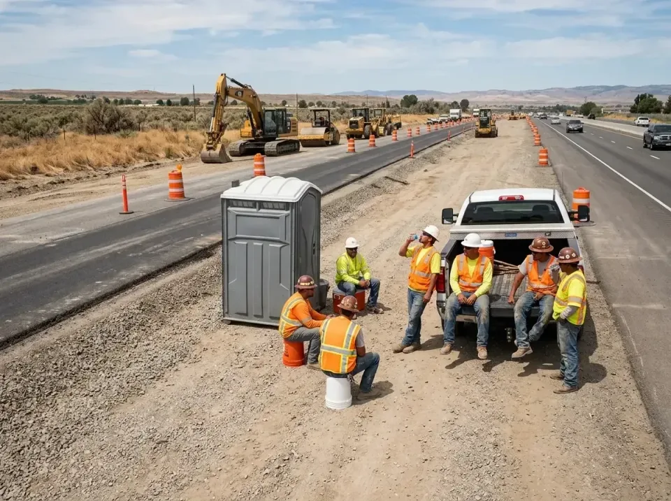 highway-road-construction-crew-007 — frequently asked questions, Porta Potty and Restroom Rentals in Atkins, IA